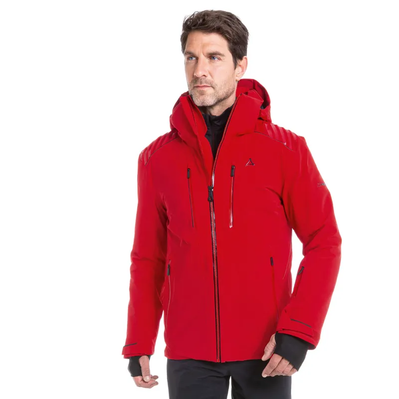 Schoffel Maroispitz Mens Ski Jacket in Red-2